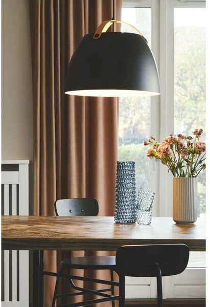 Lampada a sospensione Halo Design, Nero, Sala da pranzo, Vetro