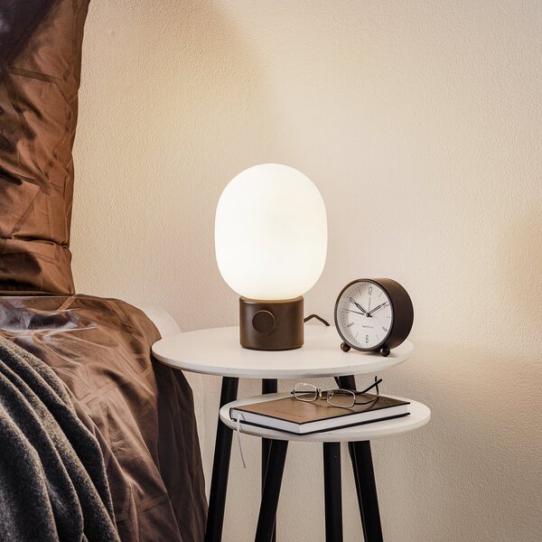 Lampade da tavolo Audo Copenhagen, JWDA, dimmerabile, Nero, Soggiorno, Vetro, Design