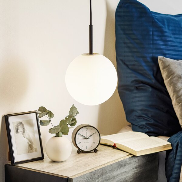 Lampada a sospensione Audo Copenhagen, TR Bulb, dimmerabile, Bianco, Soggiorno, Vetro, Design