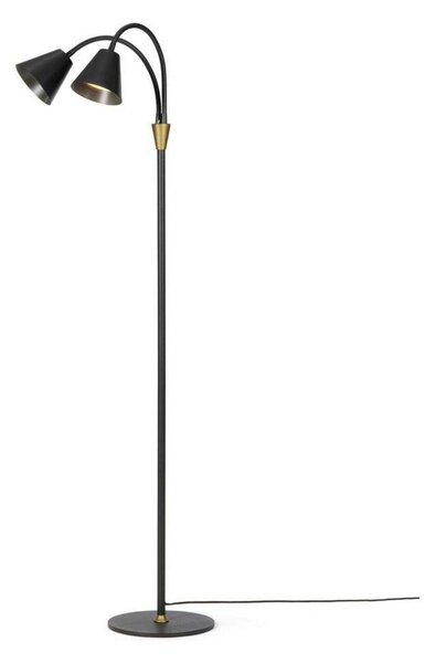 Lampada da terra Halo Design, Nero, Soggiorno, Metallo