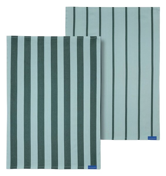 Set di 2 asciugamani in cotone 50x70 cm Stripes - Mette Ditmer Denmark