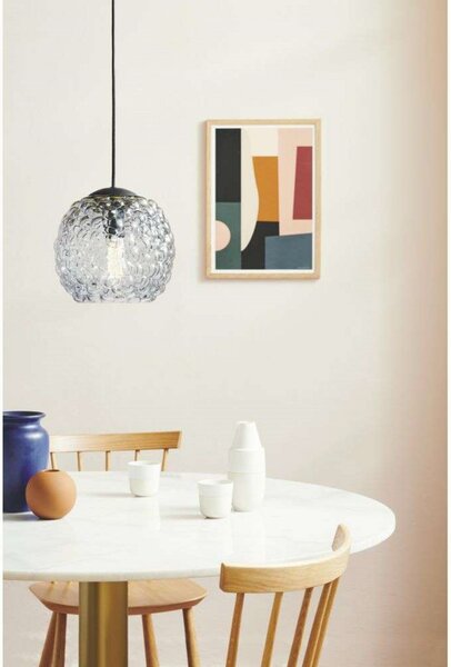 Lampada a sospensione Halo Design, Trasparente, Sala da pranzo, Vetro