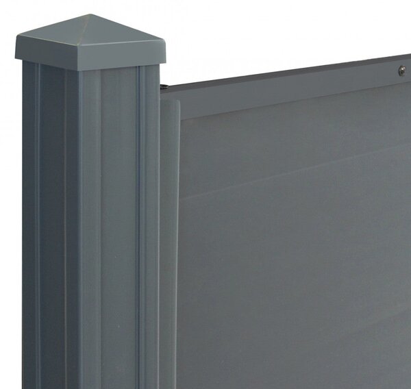 Pannello Fencing 150x120 cm in Plastica Grigio chiaro