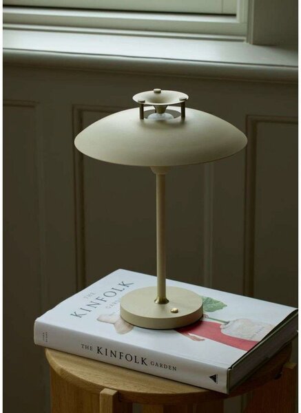 Lampade da tavolo Halo Design, dimmerabile, Beige, Soggiorno, Metallo