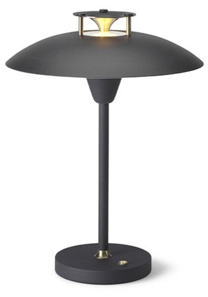 Lampade da tavolo Halo Design, dimmerabile, Nero, Soggiorno, Metallo