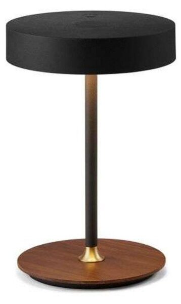 Lampade da tavolo Halo Design, dimmerabile, Nero, Soggiorno, Metallo