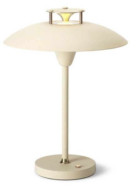 Lampade da tavolo Halo Design, dimmerabile, Beige, Soggiorno, Metallo