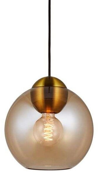 Lampada a sospensione Halo Design, Arancione, Sala da pranzo, Vetro