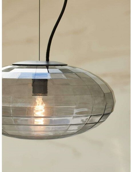 Lampada a sospensione Halo Design, Grigio, Sala da pranzo, Metallo