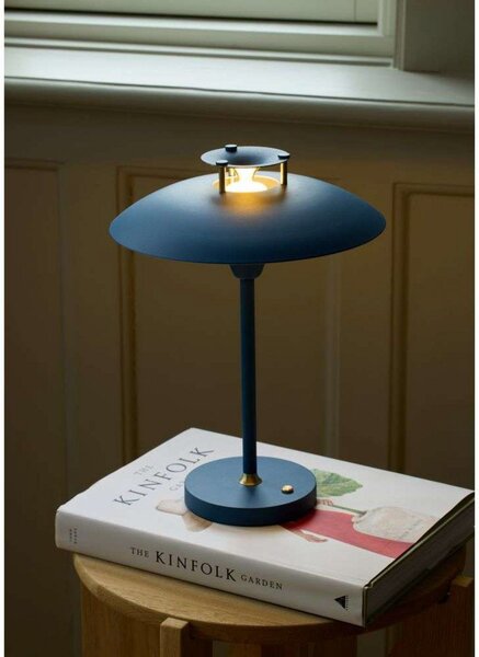 Lampade da tavolo Halo Design, dimmerabile, Blu, Soggiorno, Metallo