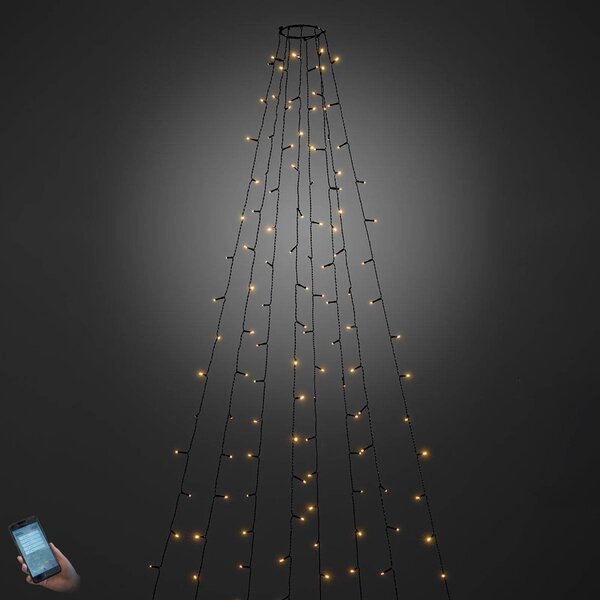 Konstsmide Christmas App per albero da esterno a LED 400-flg