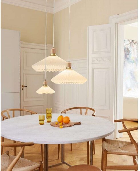 Lampada a sospensione Halo Design, Verde, Sala da pranzo, Plastica