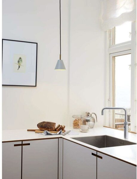 Lampada a sospensione Halo Design, Grigio, Sala da pranzo, Metallo