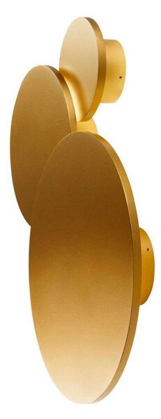 Applique da parete LIGHT-POINT, Dorato / Ottone, Terrazza, Alluminio