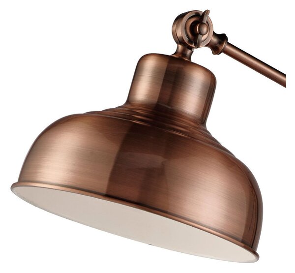 Piantana Contemporaneo Macbeth Acciaio Rame 1 Luce E27