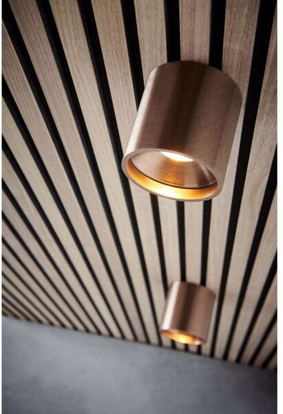 Plafoniera LIGHT-POINT, Dorato / Ottone, Soggiorno, Alluminio