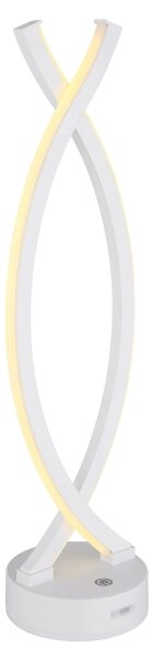 Globo 58457W - Lampada da tavolo LED dimmerabile touch HELA LED/1W/3,7V bianca