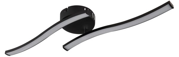 Globo 67178S - Lampadario a plafone LED TYLER LED/12W/230V nero