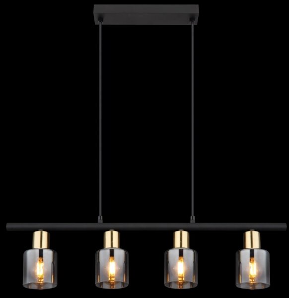 Globo 54310-4H - Lampadario a sospensione con filo HOLLSY 4xE14/25W/230V