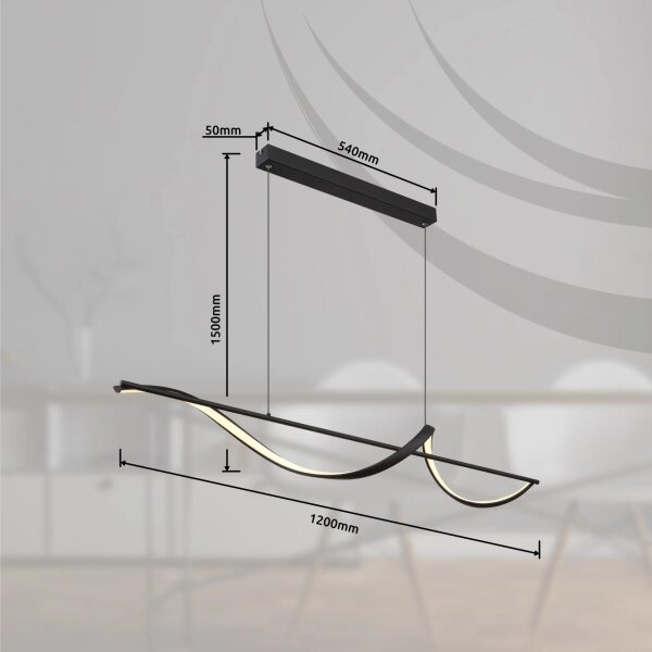 Globo 67207-24 - Lampadario LED a sospensione con filo VIOLINO LED/24W/230V