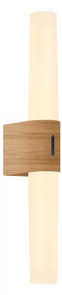 Applique da parete Nordlux, Helva Double Basic, Bianco, Bagno, Plastica