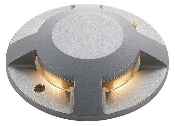 Lampade da esterno Lucande, Jeffrey, Grigio, Metallo, Moderno