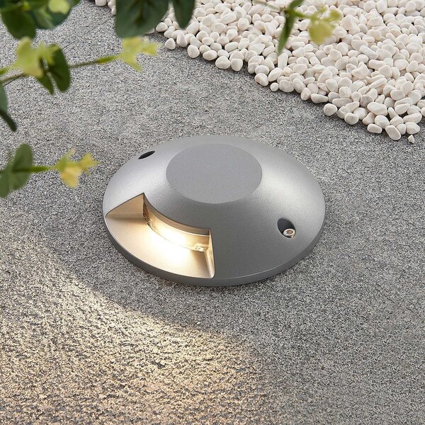 Lampade da esterno Lucande, Jeffrey, Grigio, Metallo, Moderno