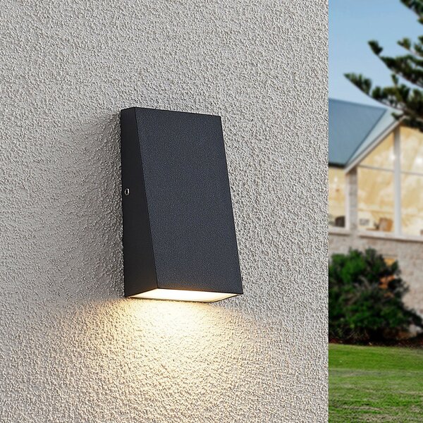 Lampade da esterno Lucande, Adarey, Grigio, Metallo, Moderno