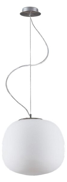 Lampada a sospensione Lindby, dimmerabile, Bianco, Cucina, Vetro, Moderno