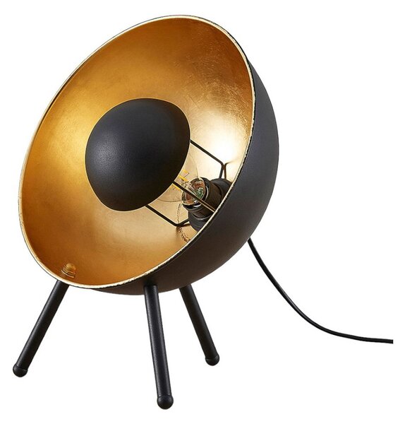 Lampade da tavolo Lindby, Muriel, Nero, Soggiorno, Metallo, Moderno