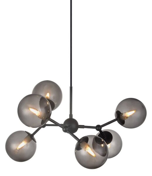 Lampada a sospensione Halo Design, Grigio, Sala da pranzo, Metallo