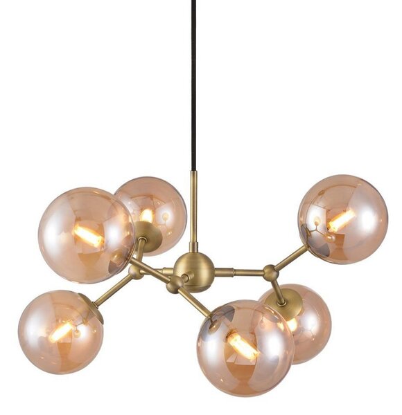 Lampada a sospensione Halo Design, Dorato / Ottone, Sala da pranzo, Metallo