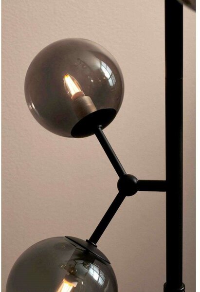 Lampada da terra Halo Design, Grigio, Soggiorno, Metallo