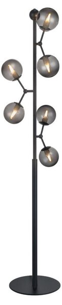 Lampada da terra Halo Design, Grigio, Soggiorno, Metallo