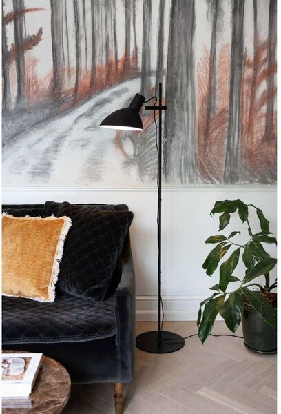 Lampada da terra Halo Design, Dorato / Ottone, Soggiorno, Metallo