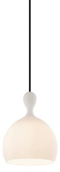 Lampada a sospensione Halo Design, Bianco, Sala da pranzo, Vetro