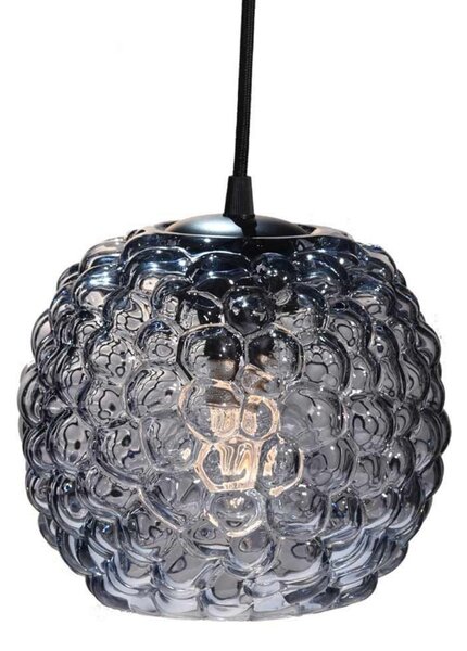 Lampada a sospensione Halo Design, Grigio, Sala da pranzo, Vetro
