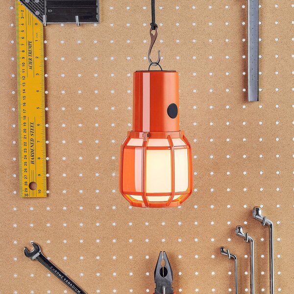 Lampade da esterno MARSET, Chispa, dimmerabile, Arancione, Plastica, Design