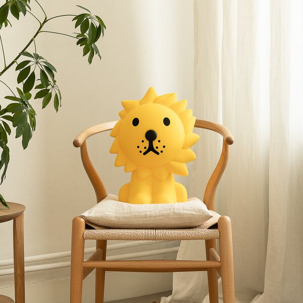 Lampade da tavolo Mr Maria, Lion, dimmerabile, Giallo, Camera dei bambini, Plastica