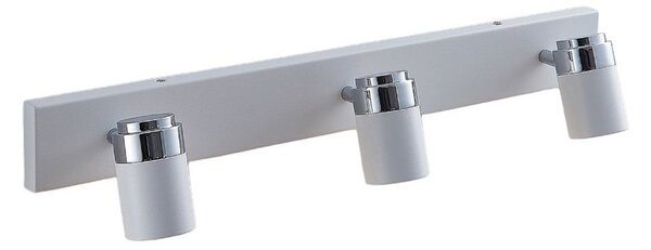 Plafoniera Lindby, Kardo, dimmerabile, Bianco, Soggiorno, Metallo, Moderno