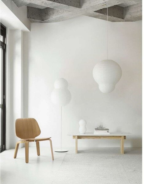 Lampada da terra Normann Copenhagen, Bianco, Soggiorno, Carta / Cartone