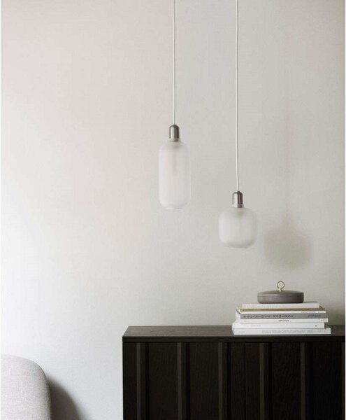 Lampada a sospensione Normann Copenhagen, Bianco, Soggiorno, Vetro