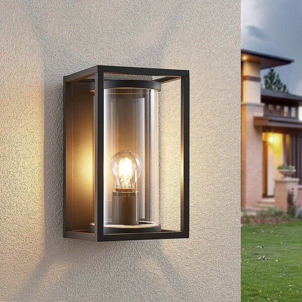 Lampade da esterno Lucande, Brienne, dimmerabile, Grigio, Terrazza, Metallo, Moderno