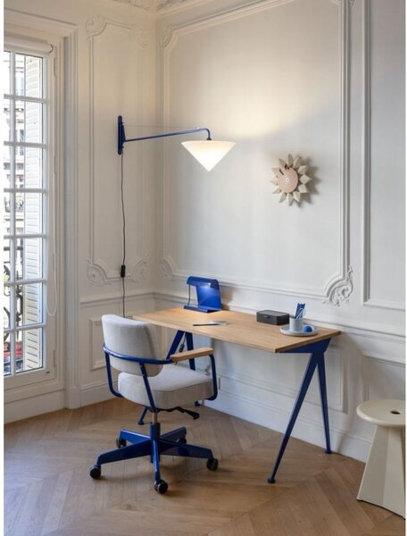 Lampe de Bureau Lampada da Tavolo Prouvé Bleu Marcoule