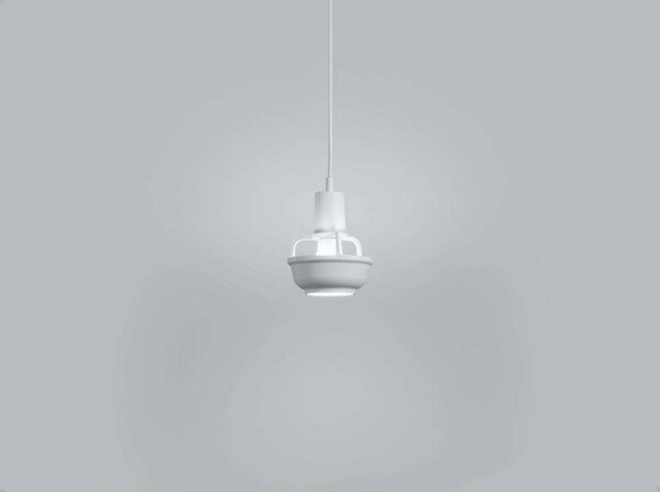 Lampada a sospensione Artek, Bianco, Soggiorno, Alluminio