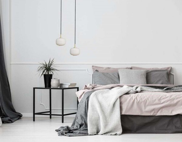 Lampada a sospensione ANTIDARK, Bianco, Soggiorno, Vetro