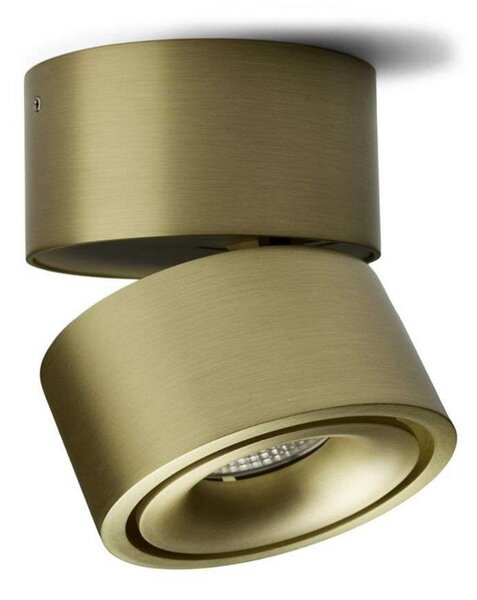 Plafoniera ANTIDARK, dimmerabile, Dorato / Ottone, Soggiorno, Alluminio