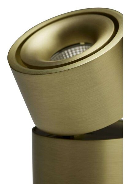 Plafoniera ANTIDARK, dimmerabile, Dorato / Ottone, Soggiorno, Alluminio