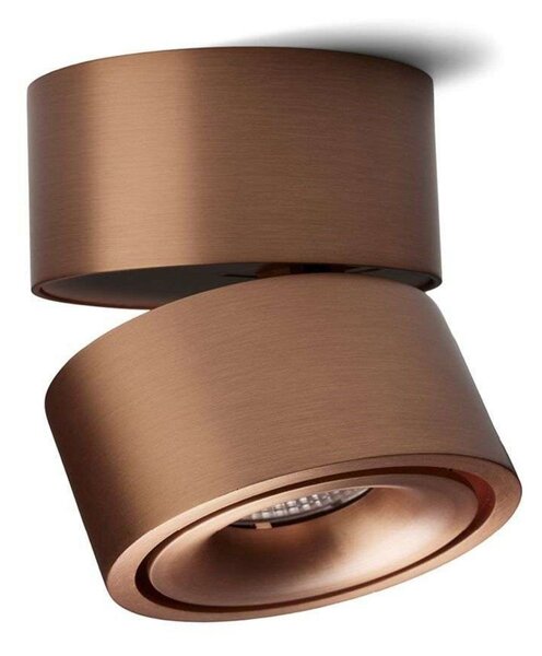 Plafoniera ANTIDARK, dimmerabile, Bronzo / Ottone anticato, Soggiorno, Alluminio