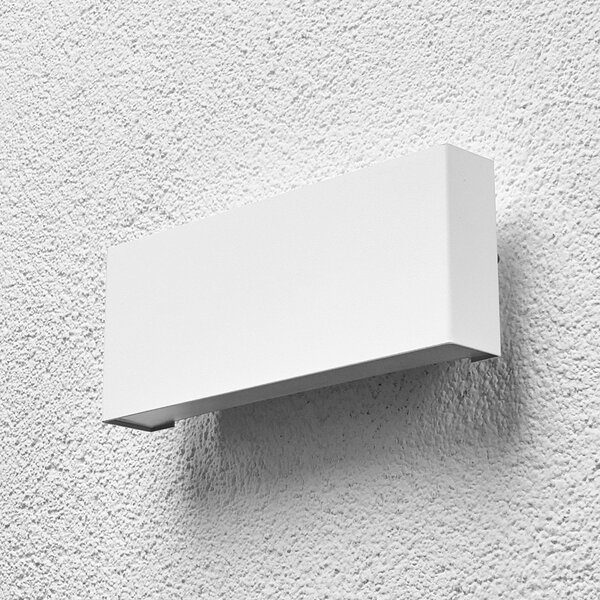 Lampade da esterno Lindby, Safira, Bianco, Balcone, Alluminio, Moderno